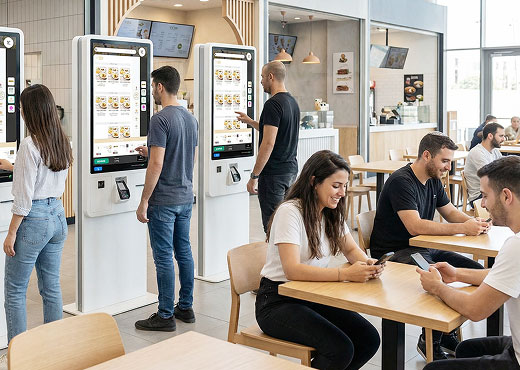 מערכת קיוסקים ואפליקציה למתחמי מזון