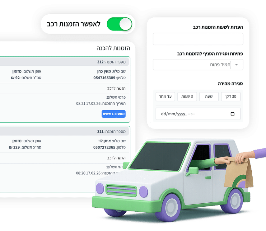 מערכת איסוף מרכב