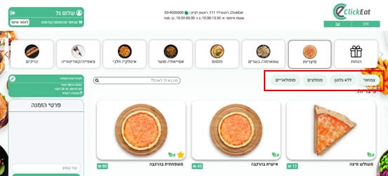 כיצד התגיות מוצגות ללקוח