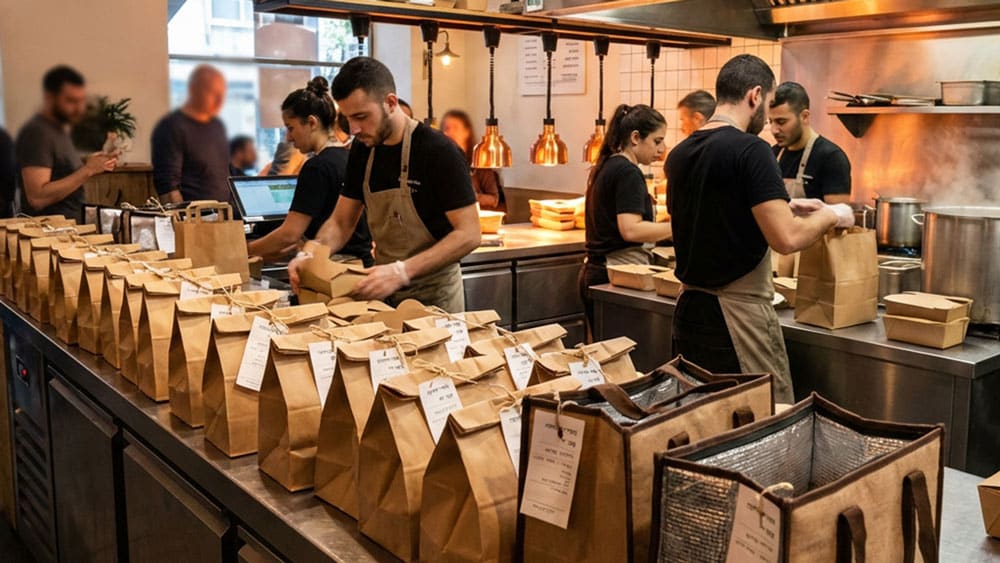 איך מסעדה הצליחה לנהל 150 הזמנות בשעה בלי לקרוס בשעות עומס